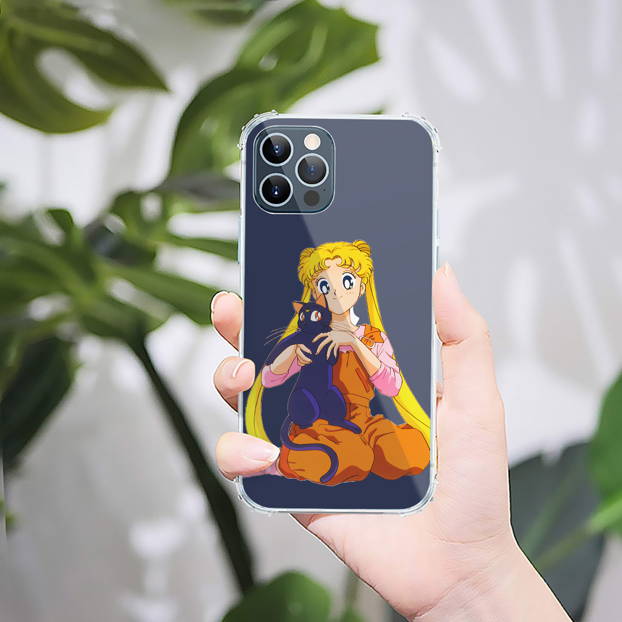 （画像用） 美少女戦士セーラームーン 愛野 美奈子 あいの みなこ Sailor Moon Aino Minako 【iPhone 12シリーズ対応】透明スマホケース（クリアソフトケース）